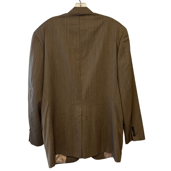 Filo A'Mano by Tom James Vintage Custom Brown Herringbone Suit - Picture 4 of 16